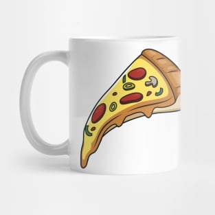 Pizza cartoon illustration Mug